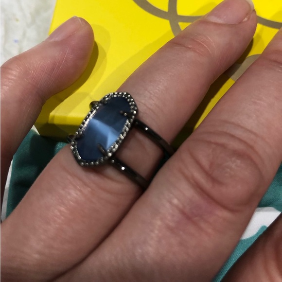 Kendra Scott Jewelry - Kendra Scott Dark Blue Double-Band Ring